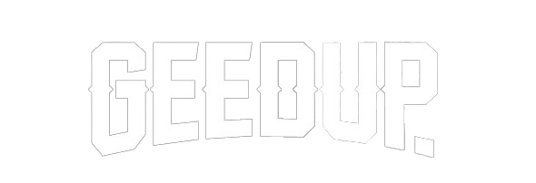 Geedup logo white